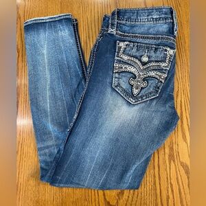 Rock Revival Blue Skinny Jeans Celinda